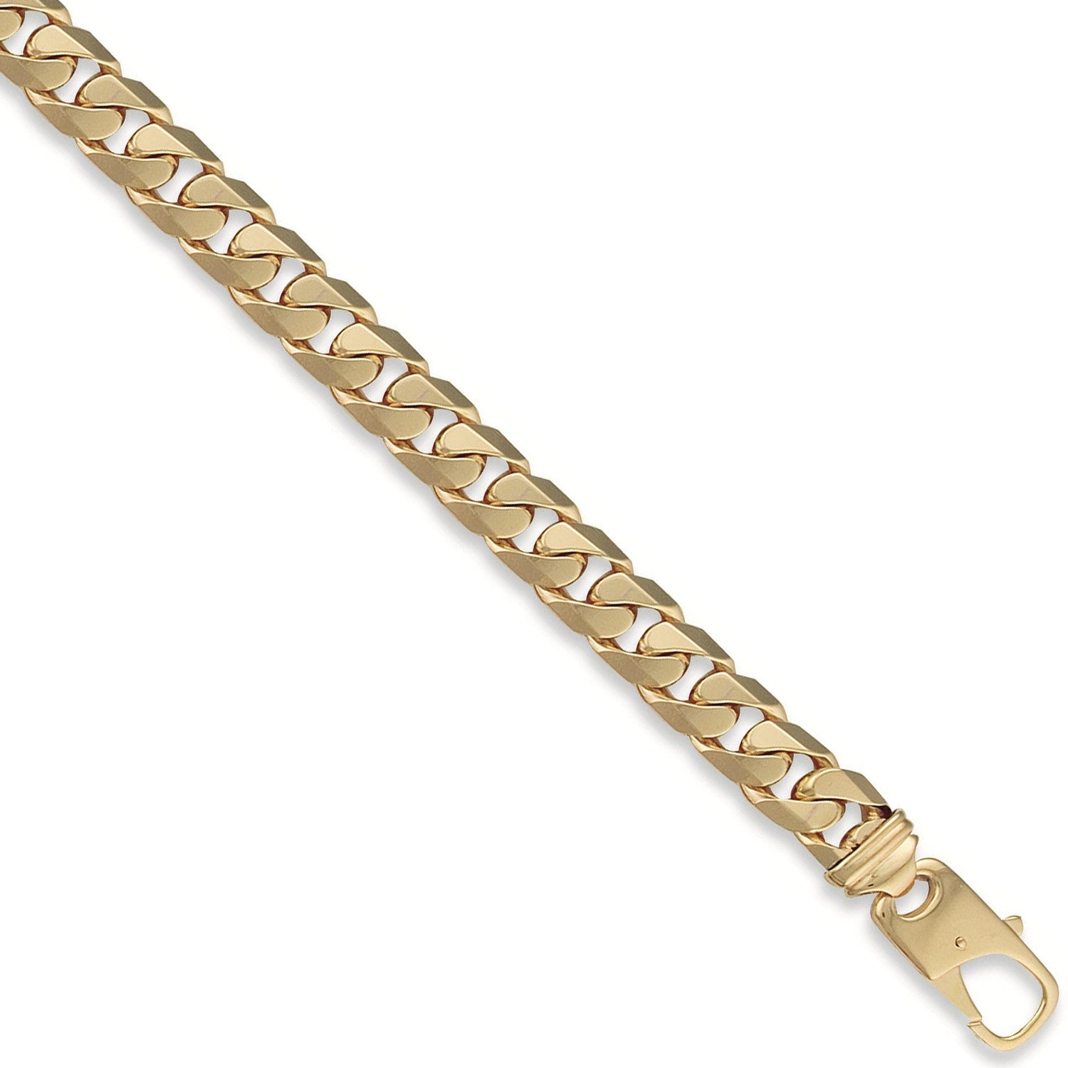 Yellow Gold Tight Link Curb Bracelets