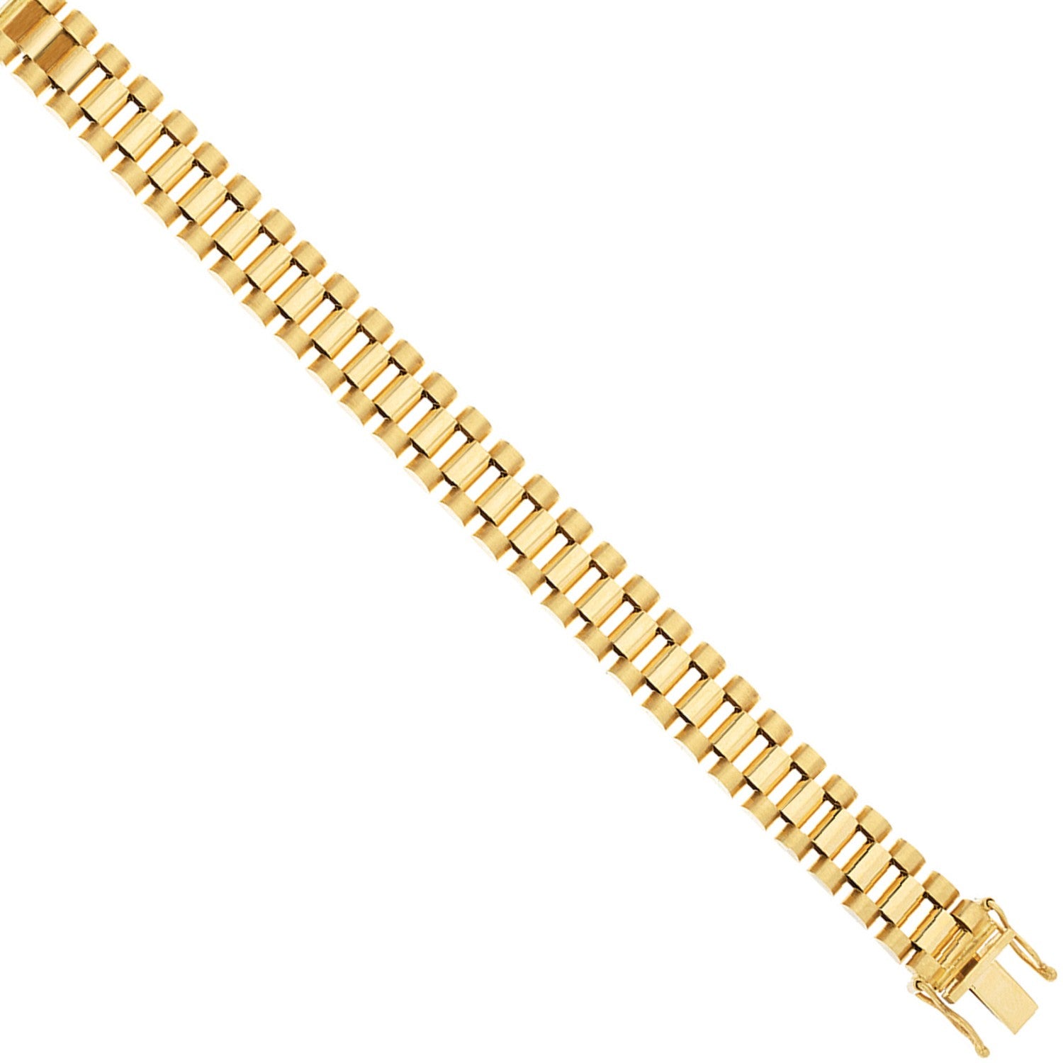 Yellow Gold Fancy Link Baby Bracelet