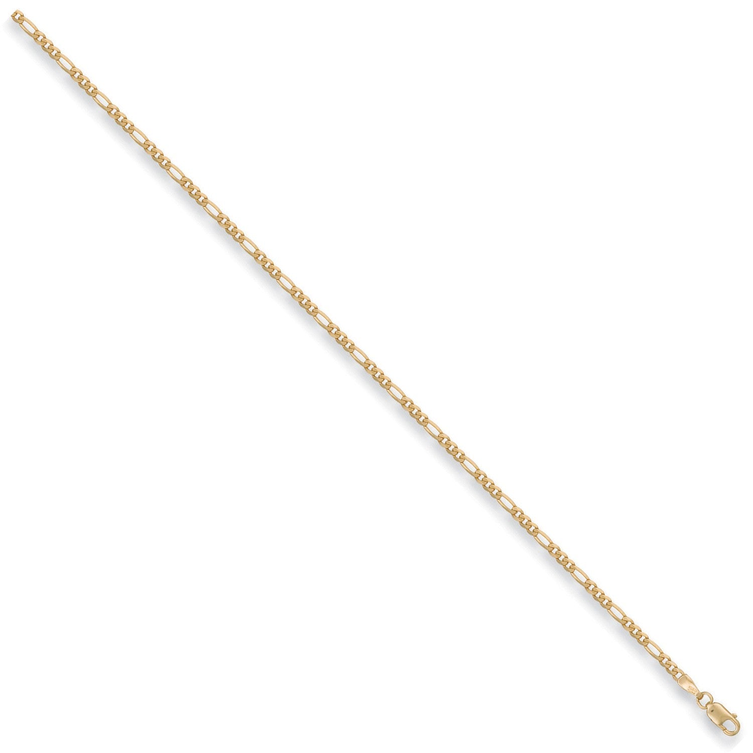 Yellow Gold 2.2mm Figaro Chain