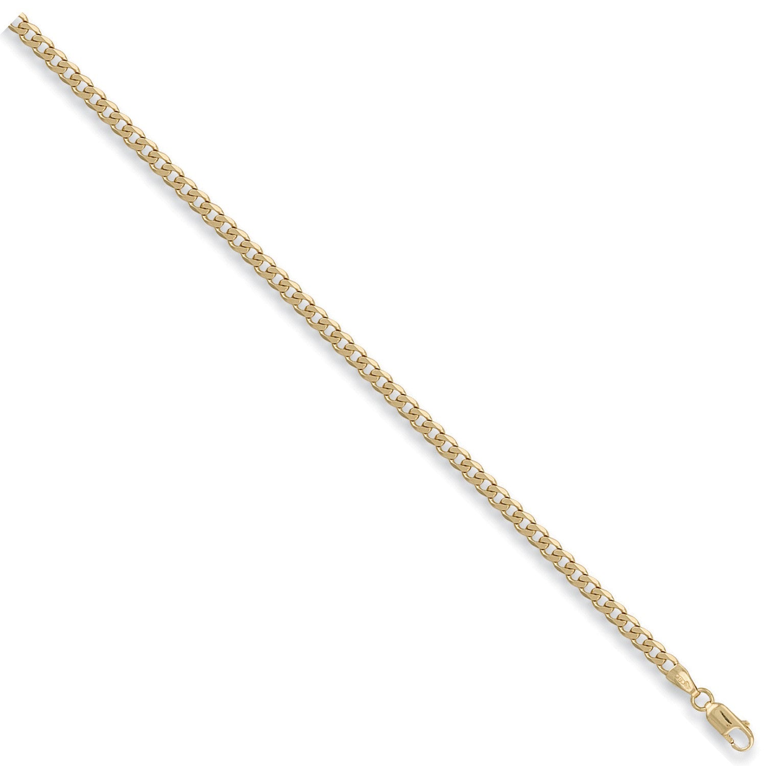 Yellow Gold 3.8mm Curb Chain