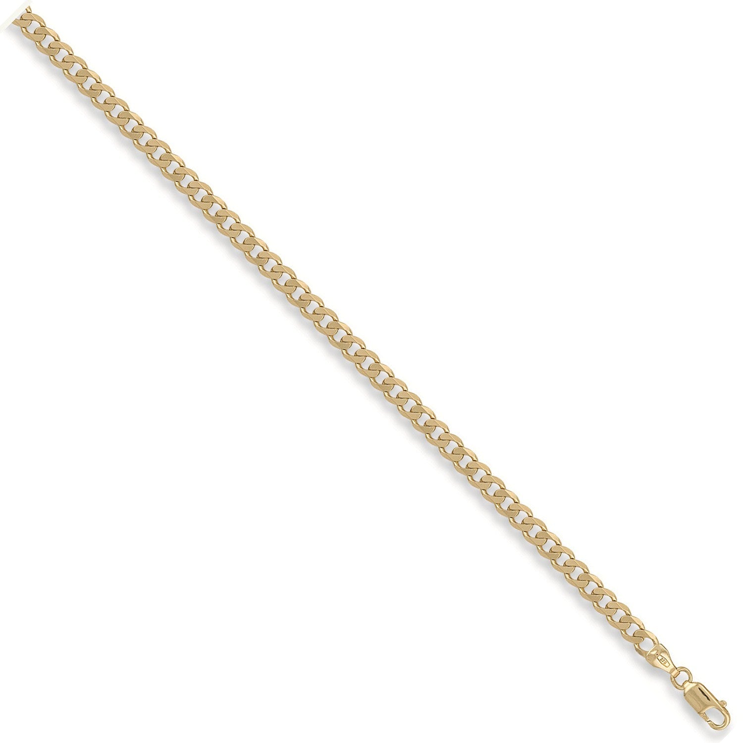 Yellow Gold 4.6mm Curb Chain