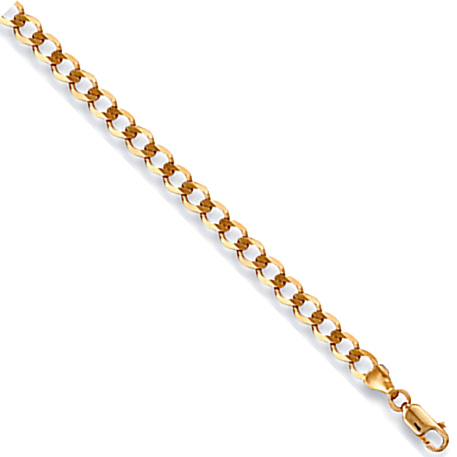 Yellow Gold 3.5mm Economy Curb Chain