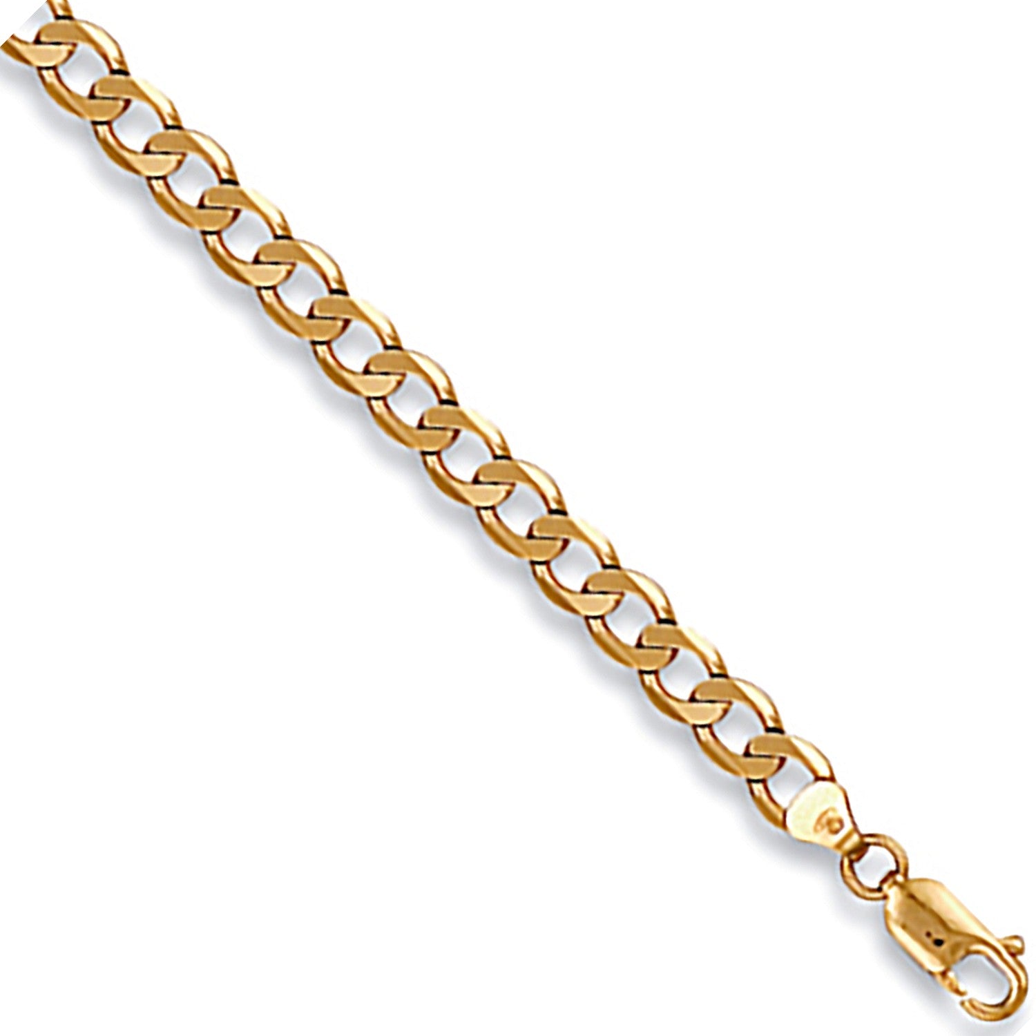 Yellow Gold 5.6mm Economy Curb Chain