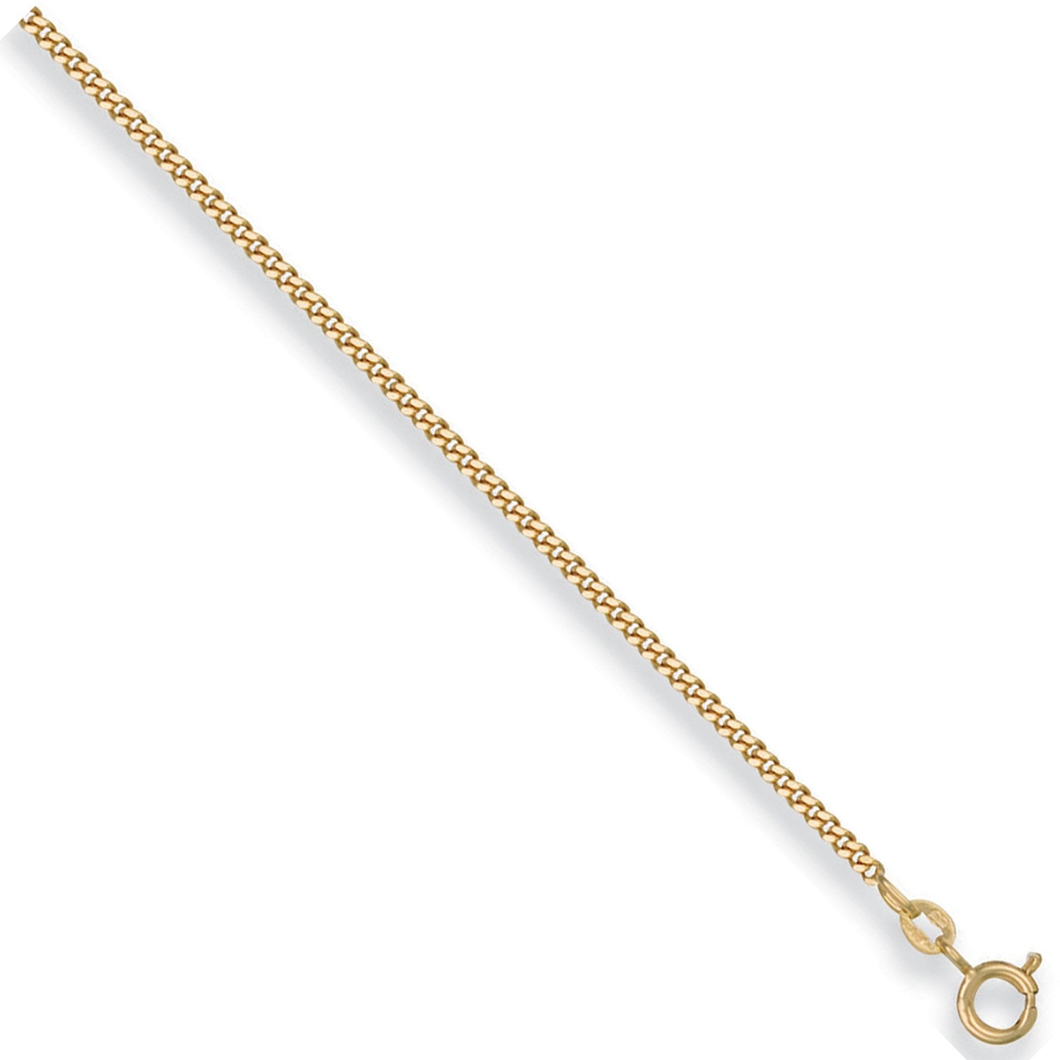 Yellow Gold 2.0mm Traditional Classic Curb Chain