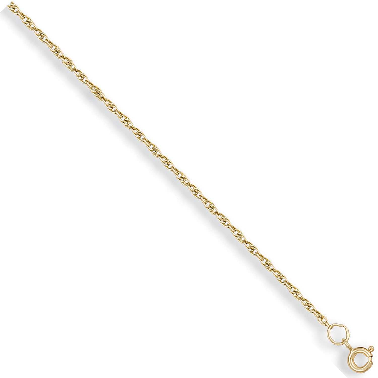 Yellow Gold 1.5mm Prince of Wales Chain