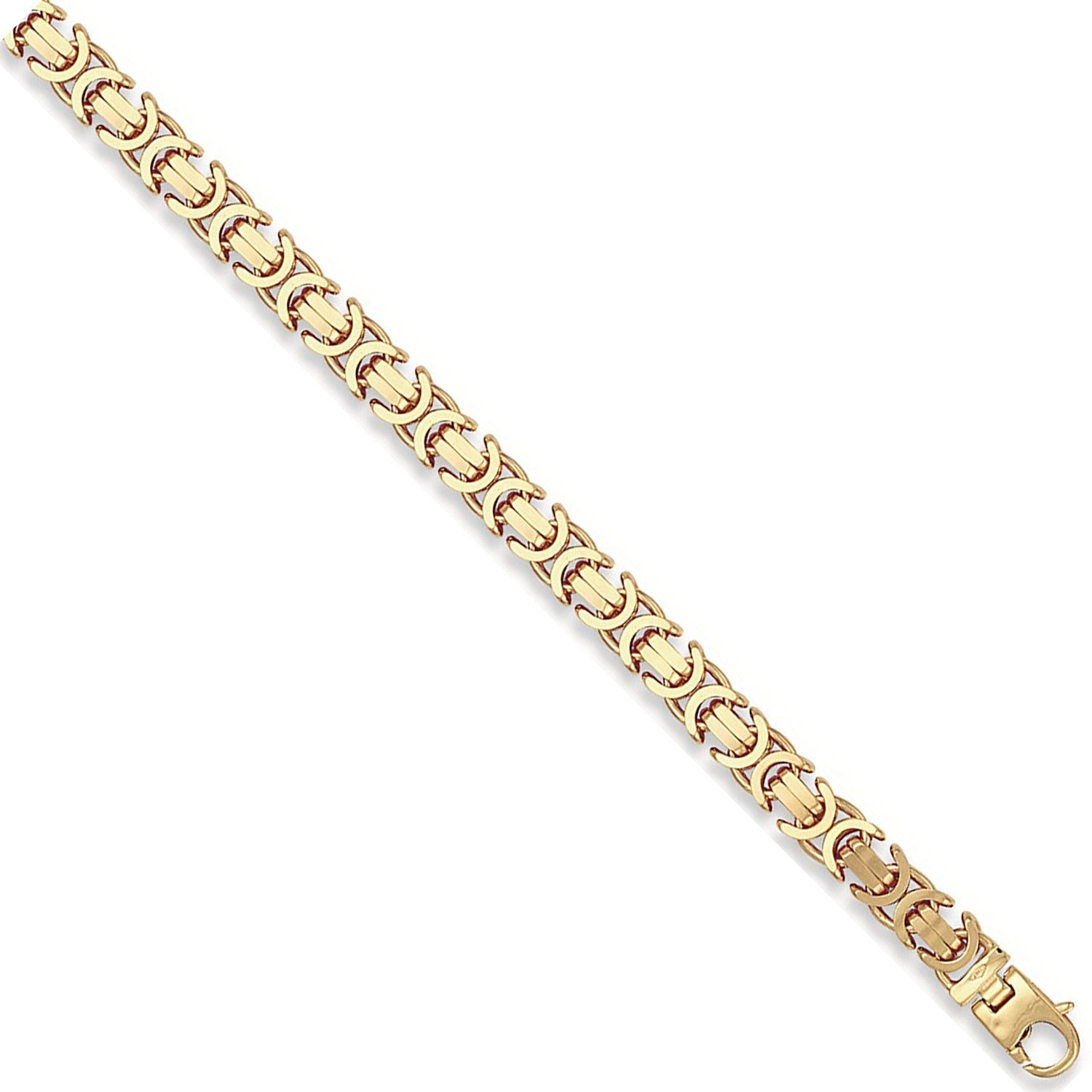 Yellow Gold 8.4mm Byzantine Chain