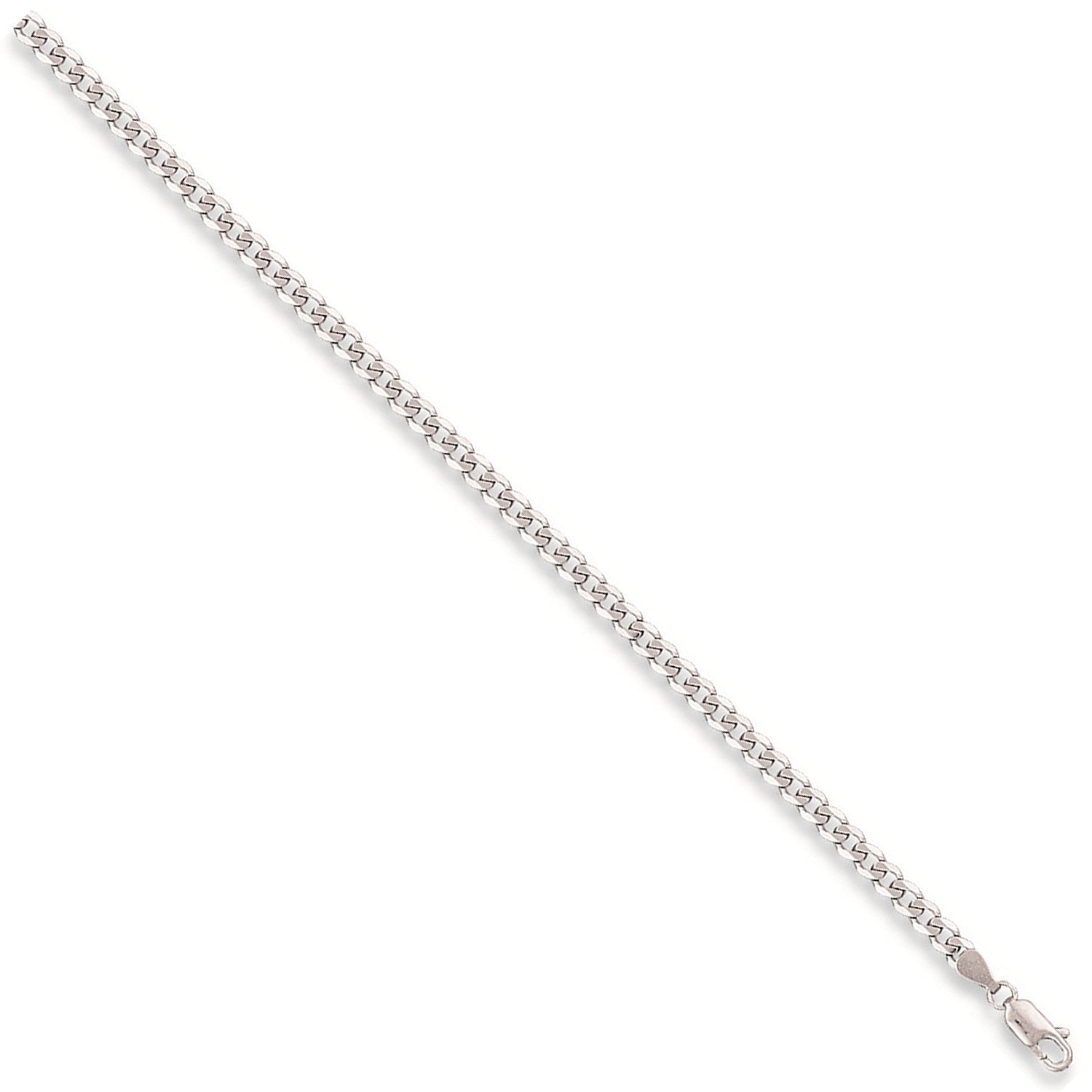 White Gold 4.7mm Curb Chain