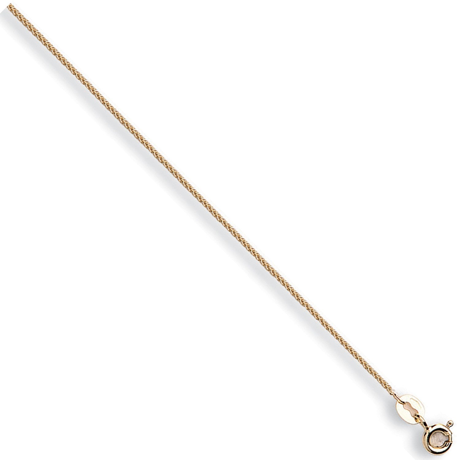 Yellow Gold 1.0mm Spiga Chain