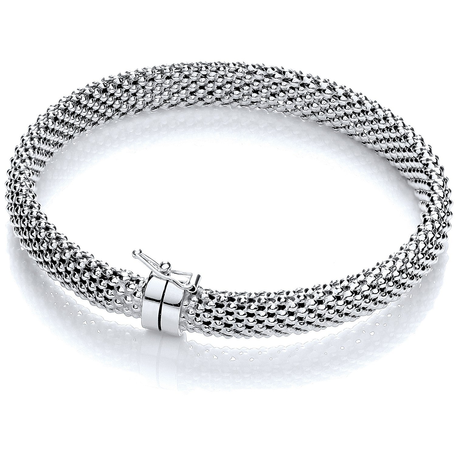 Silver Mesh Bangle