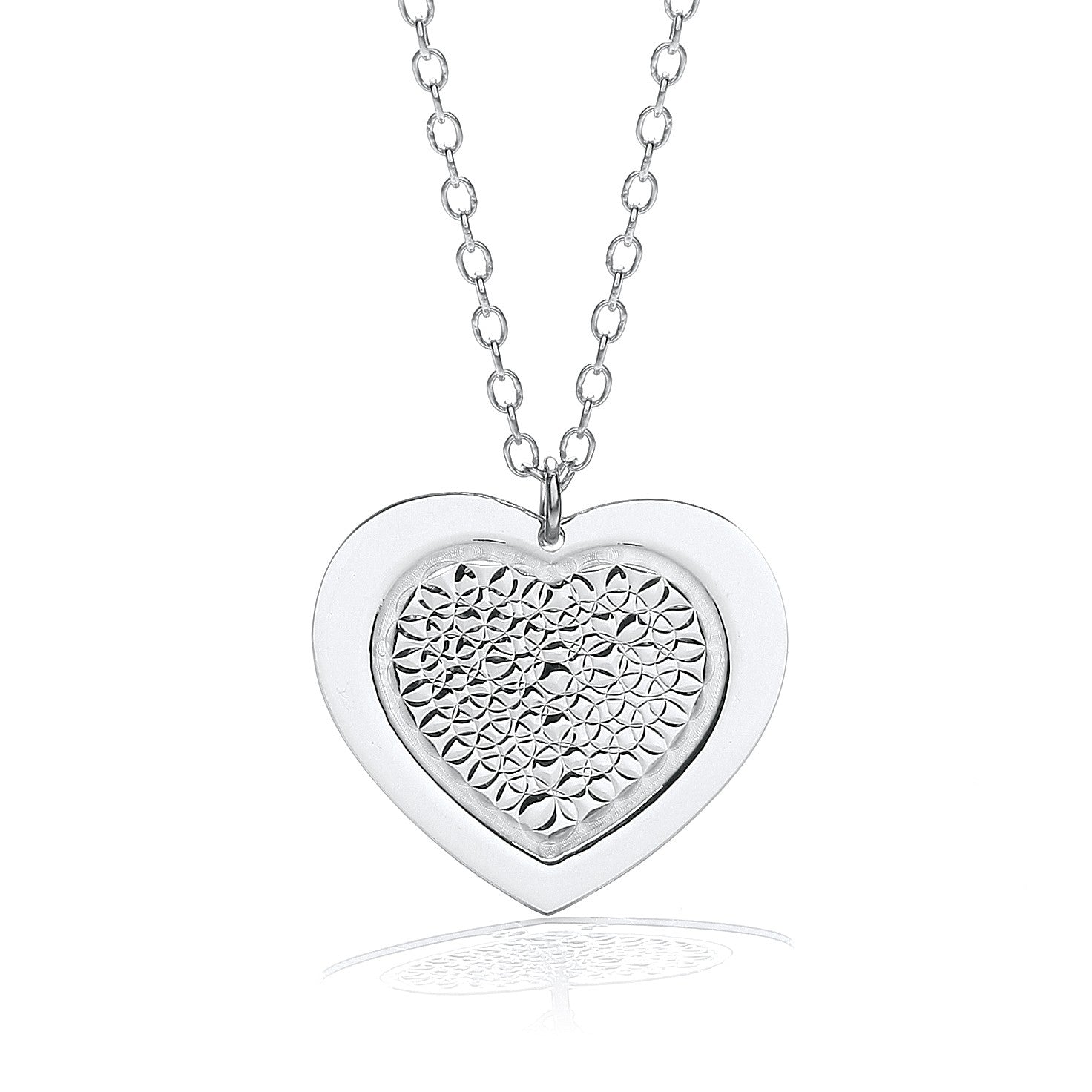 Heart Pendant with 18" Necklace