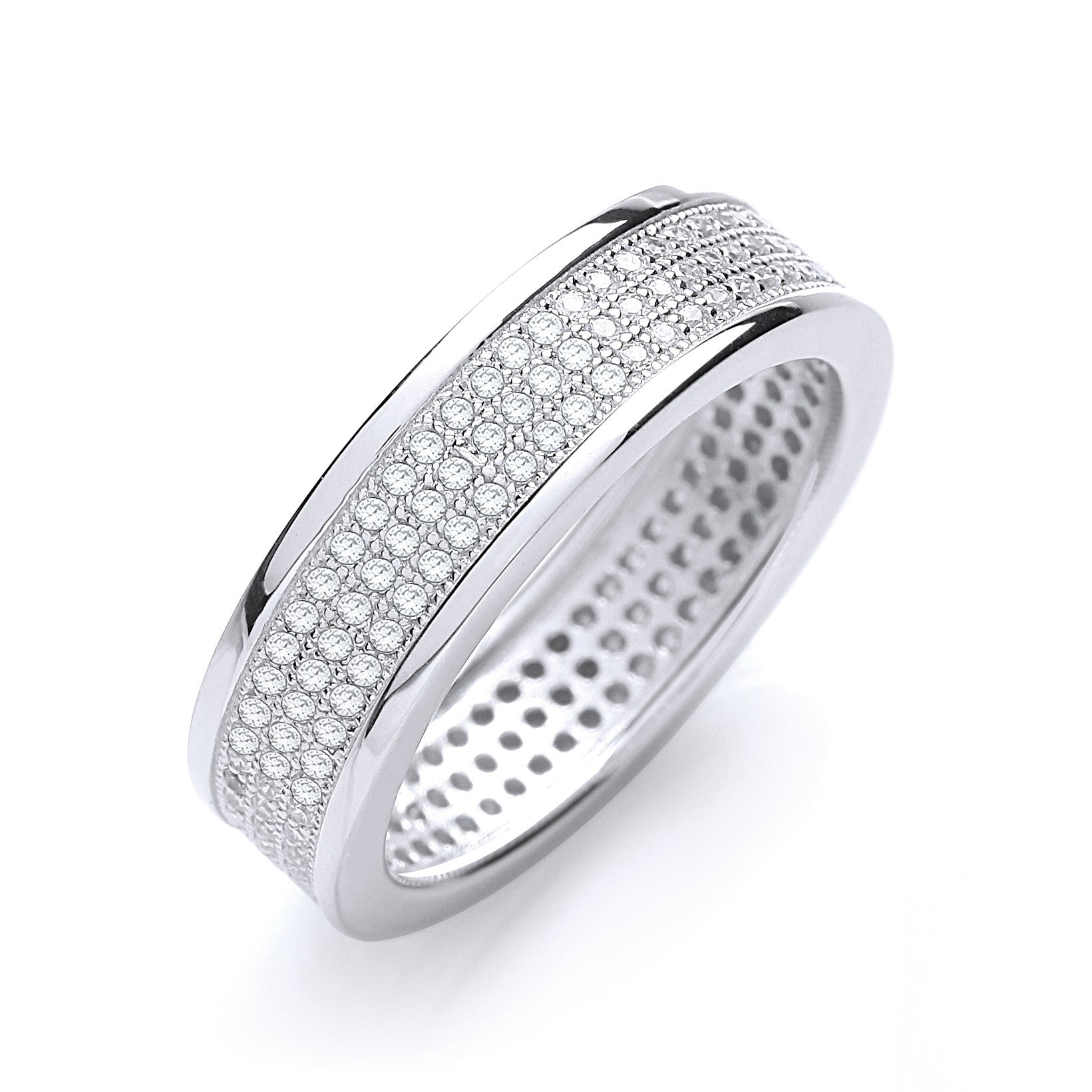 Micro Pave' Full ET Ring 165 Cubic Zirconia