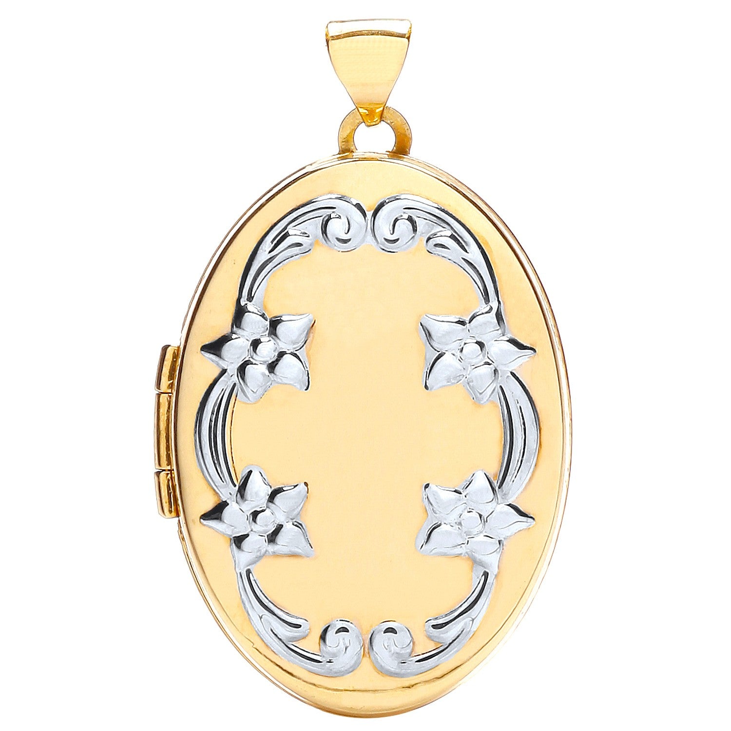 W-Y Oval Locket with design