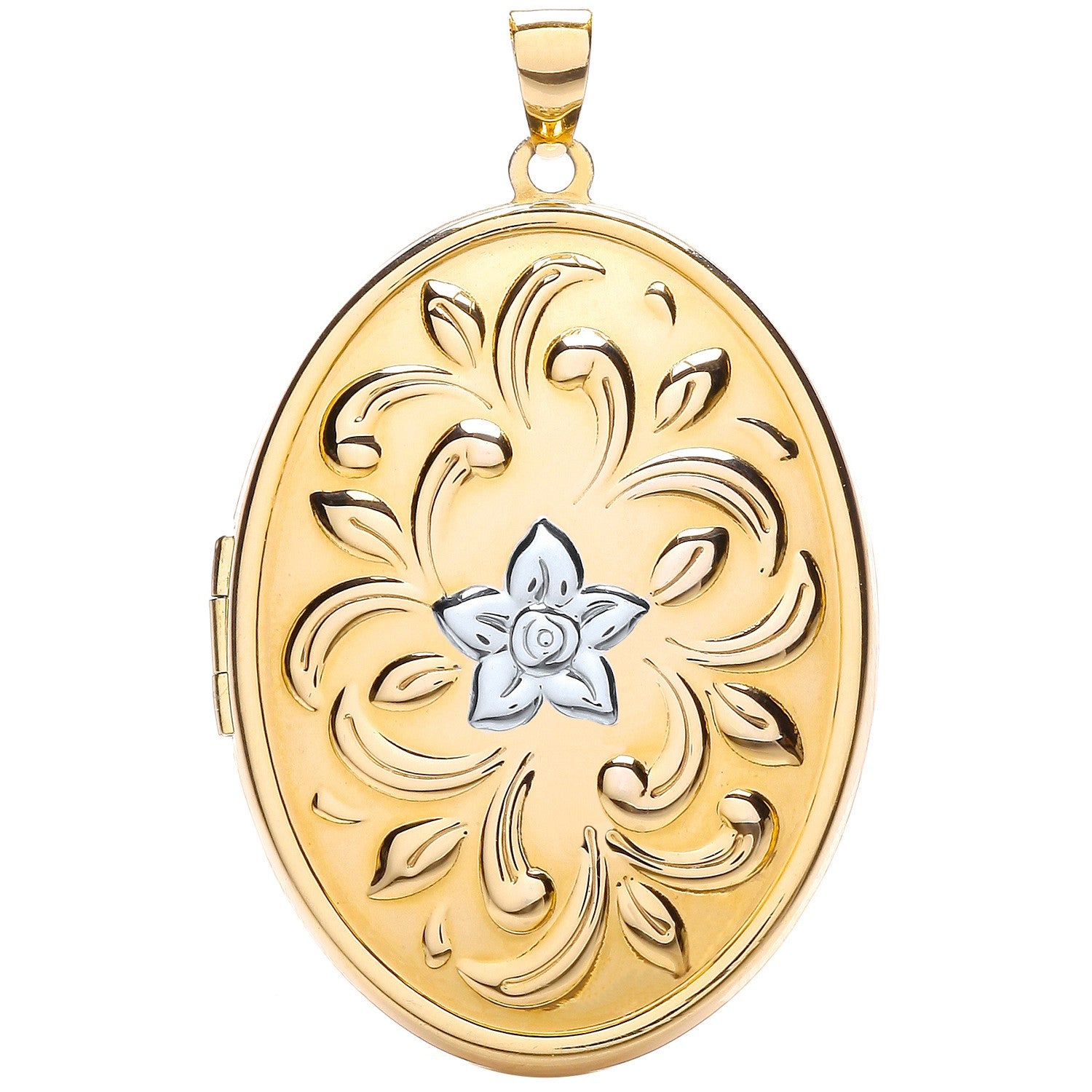 W-Y Oval Locket with design