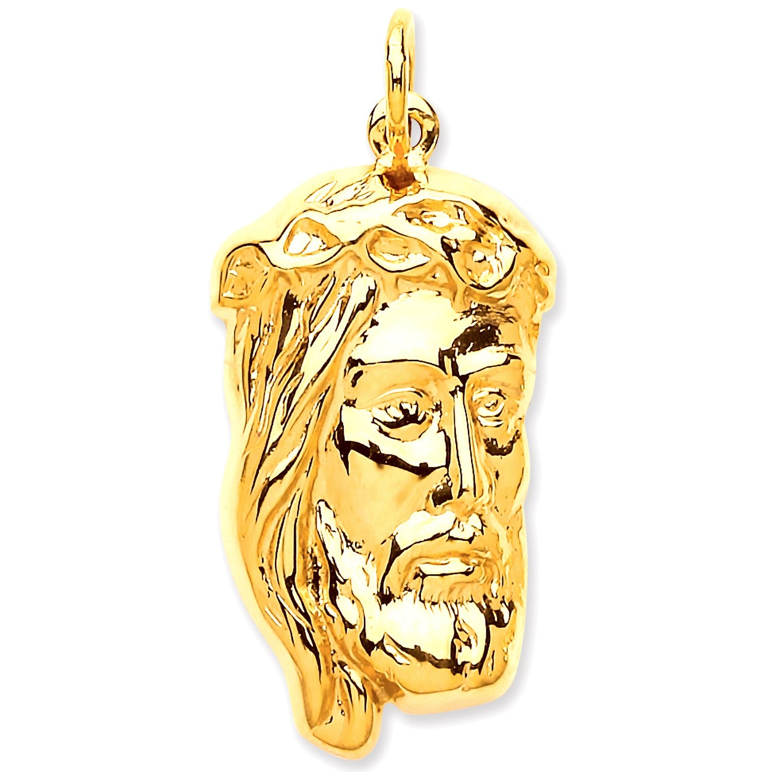 Yellow Gold Jesus Pendant