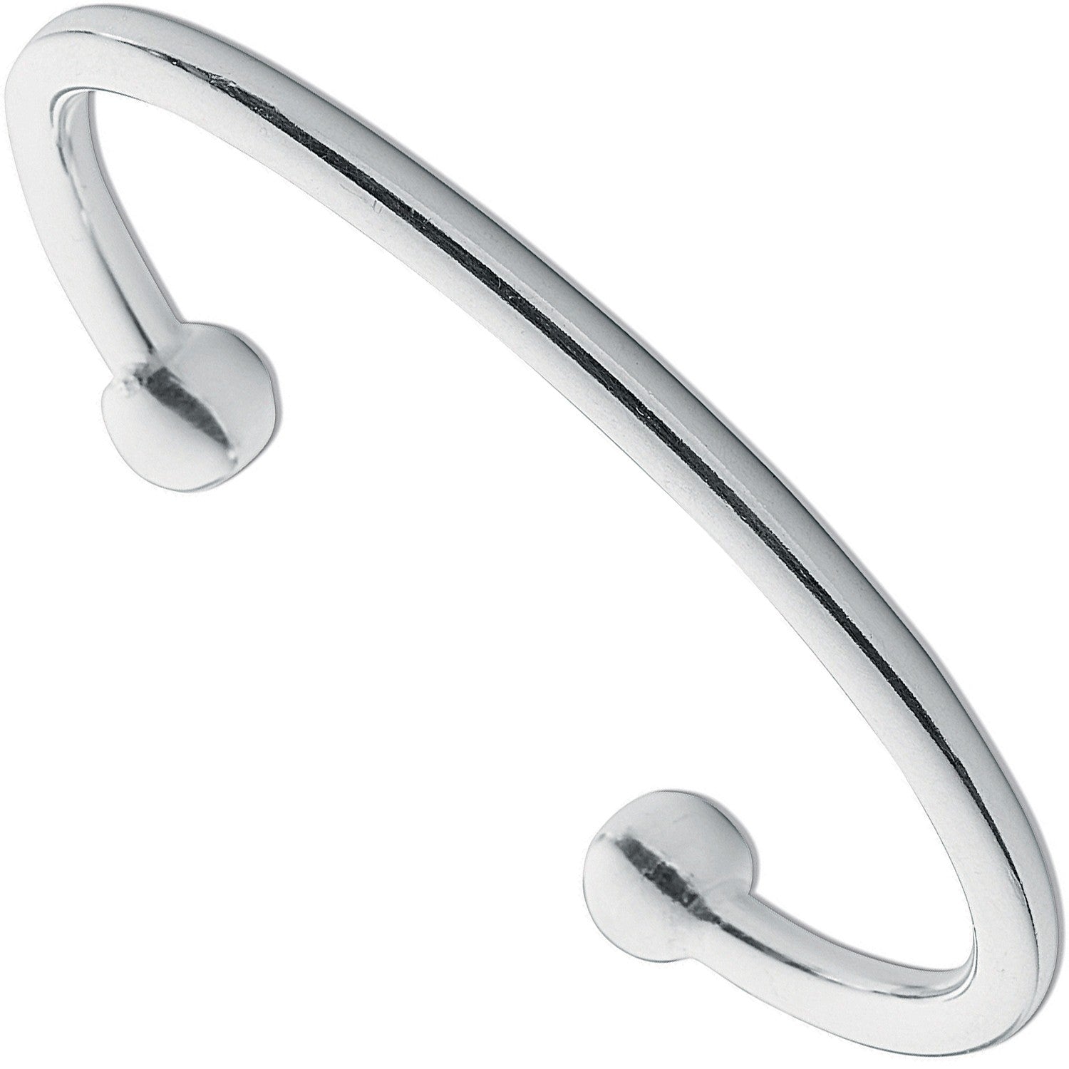 Silver 5mm Torgue Bangle