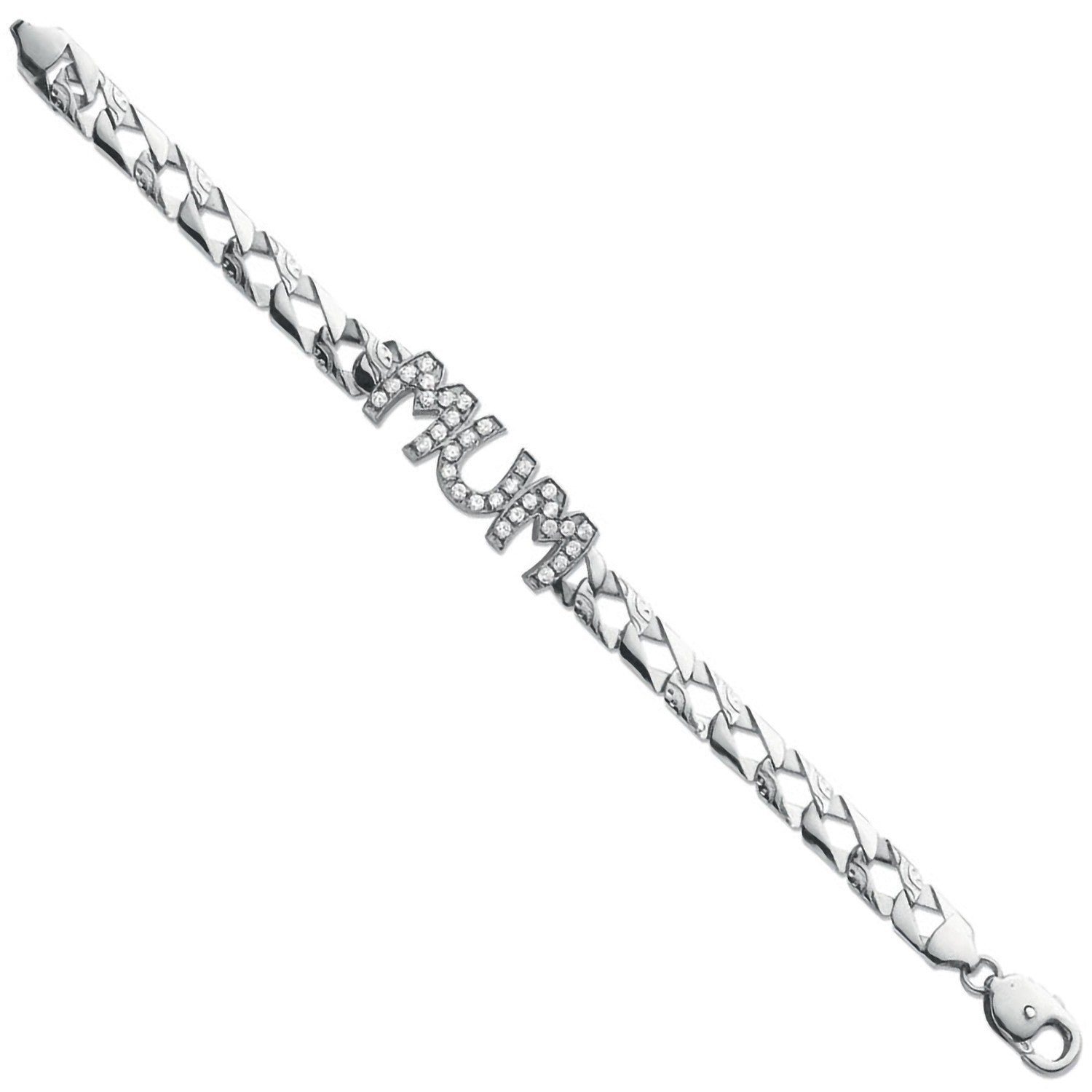 Silver Mum Bracelet