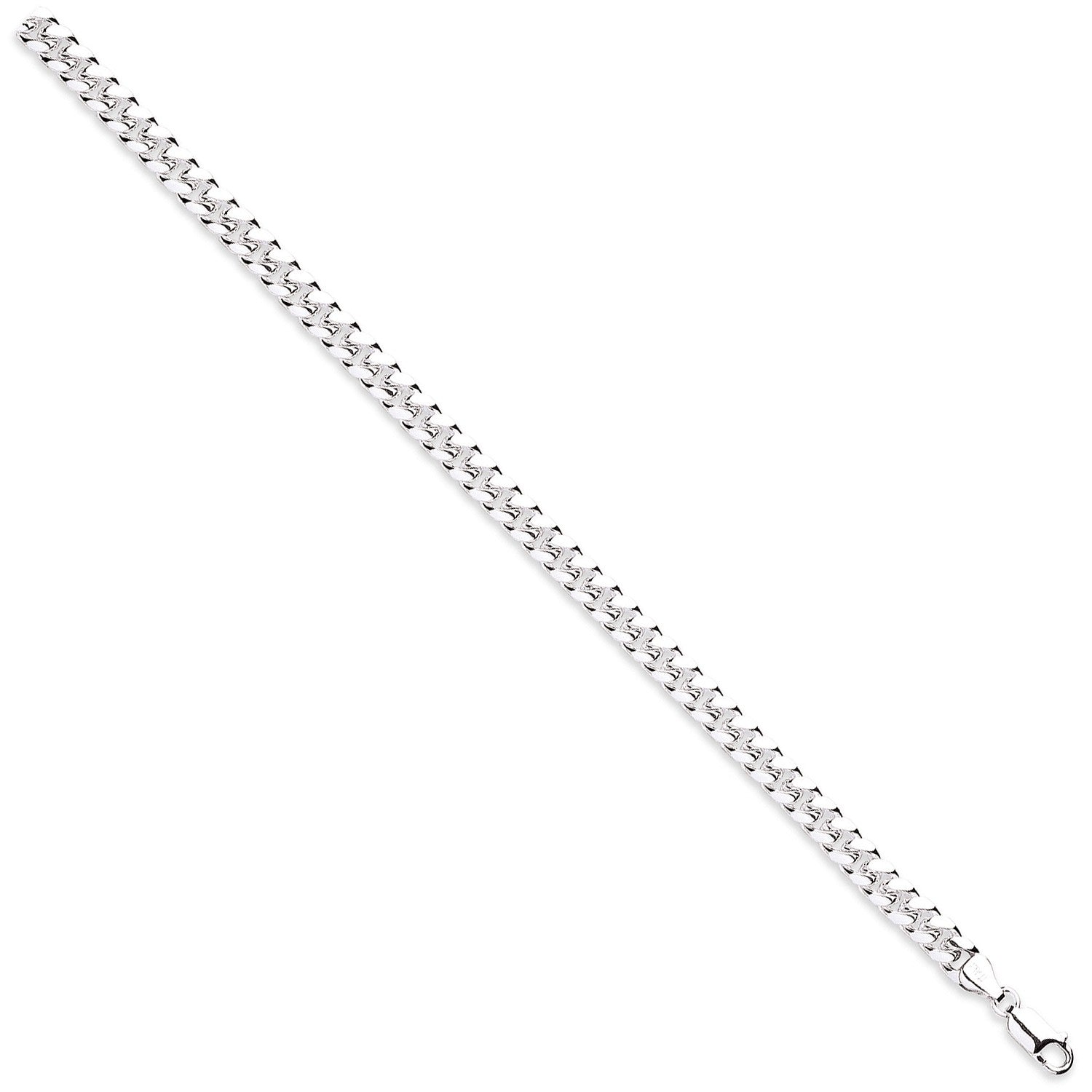 Silver Dome 6.5mm Cuban Link Chain