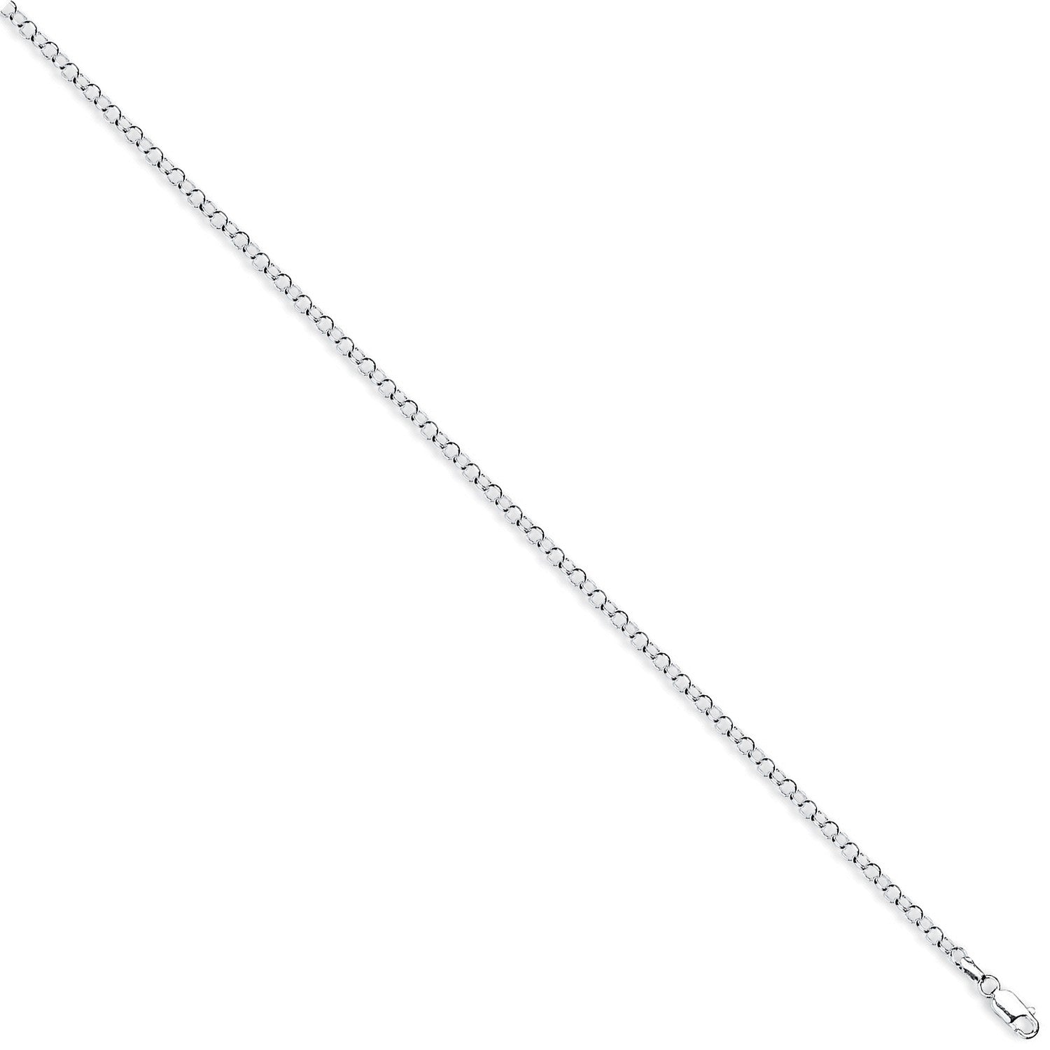 Silver 3mm Round Belcher Chain