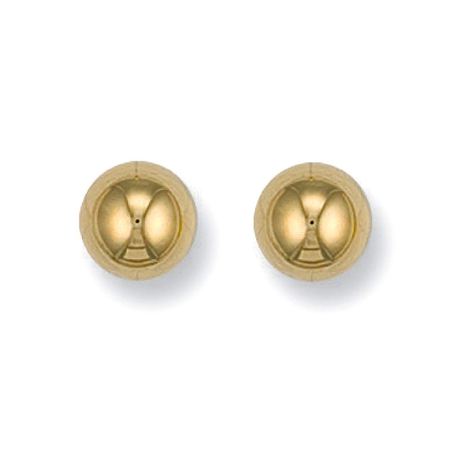 9ct Yellow Gold 8mm Ball Studs