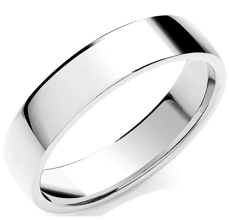 5mm Premium Soft Court Shape Wedding Band