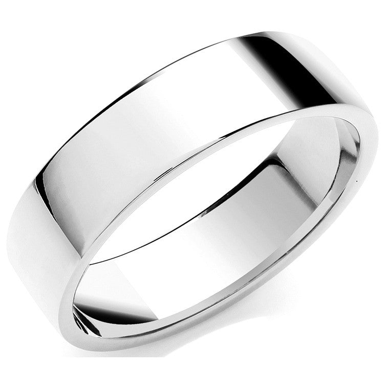 6mm Premium Soft Court Shape Wedding Band