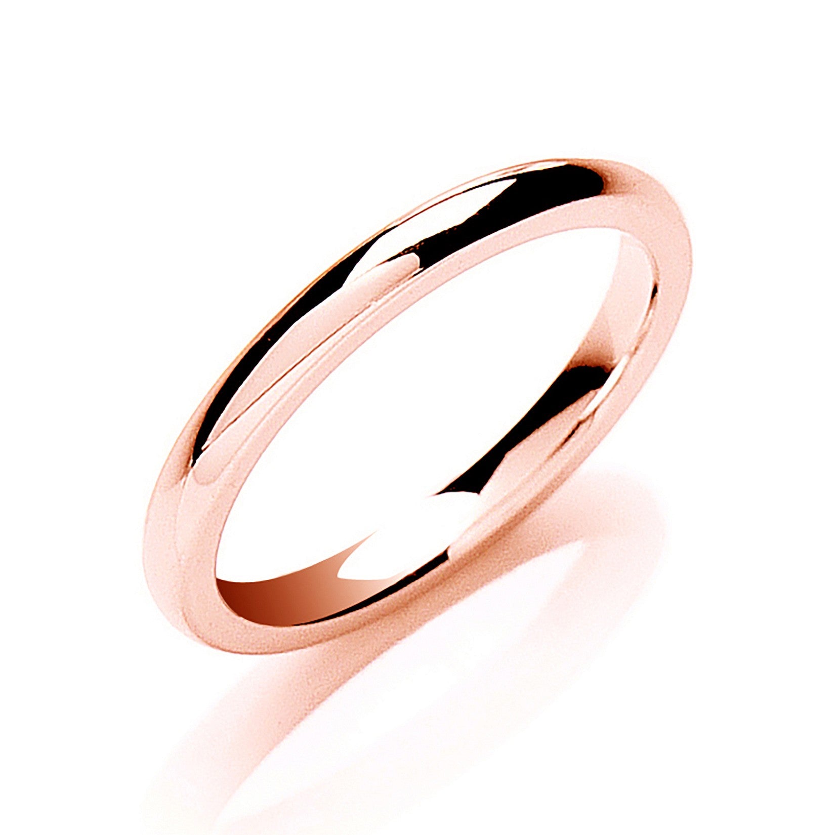 2mm Court Shape Wedding Band