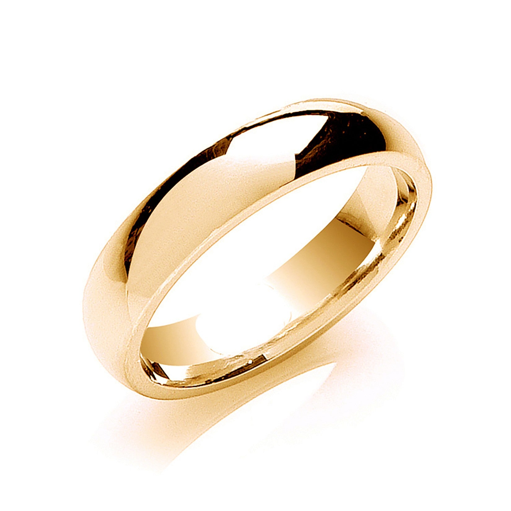 5mm Court Shape Wedding Band