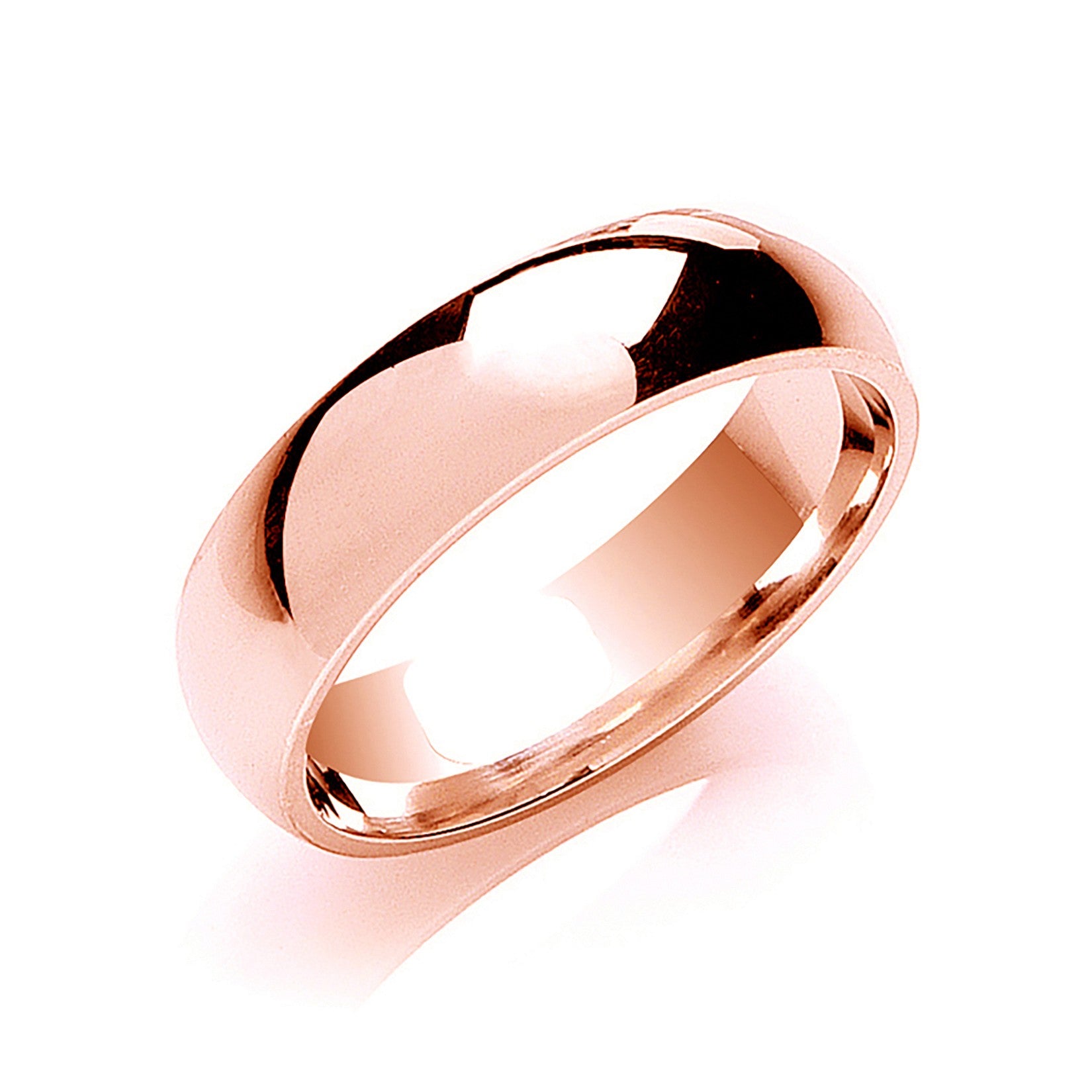 6mm Court Shape Wedding Band