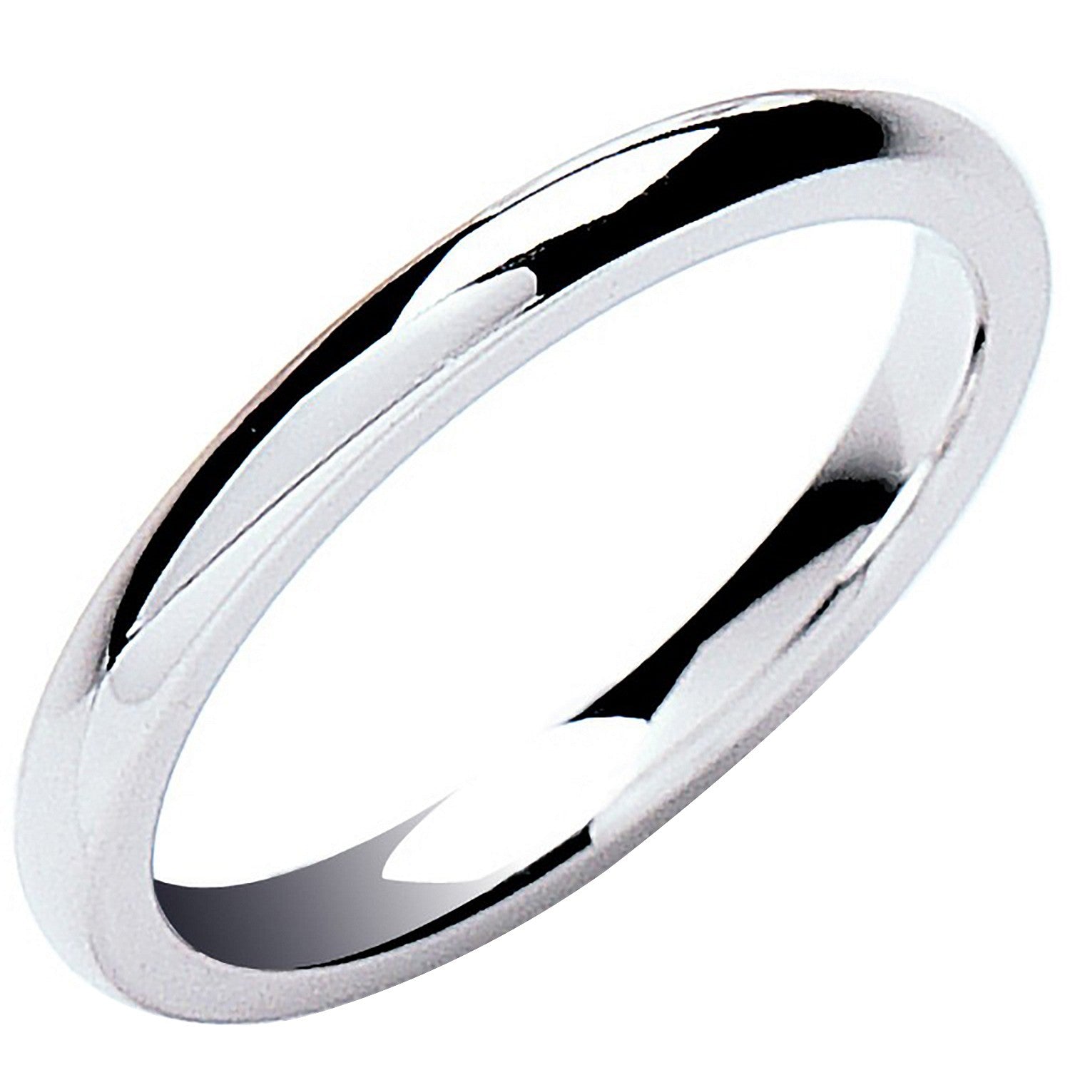 2.5mm Premium Traditional Court Shape Wedding Band