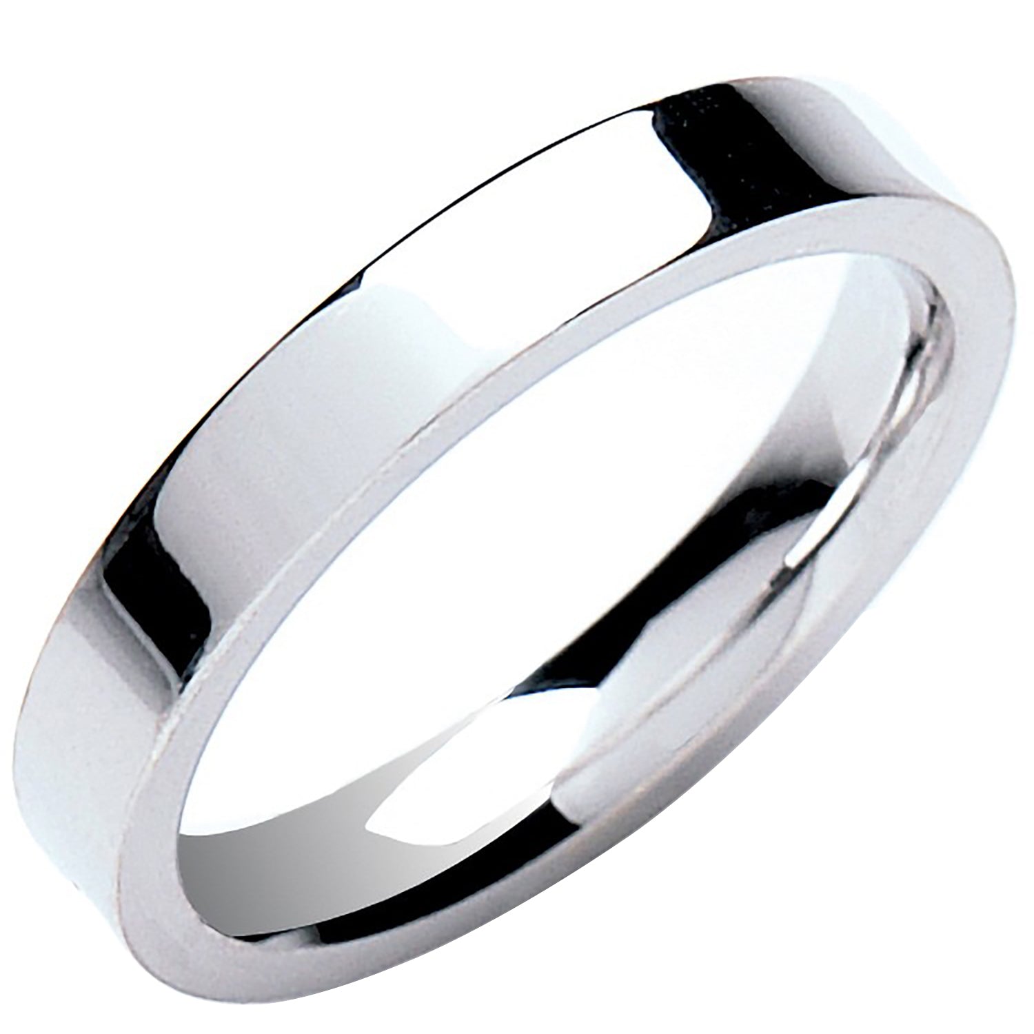 3mm Premium Flat Court Shape Wedding Band