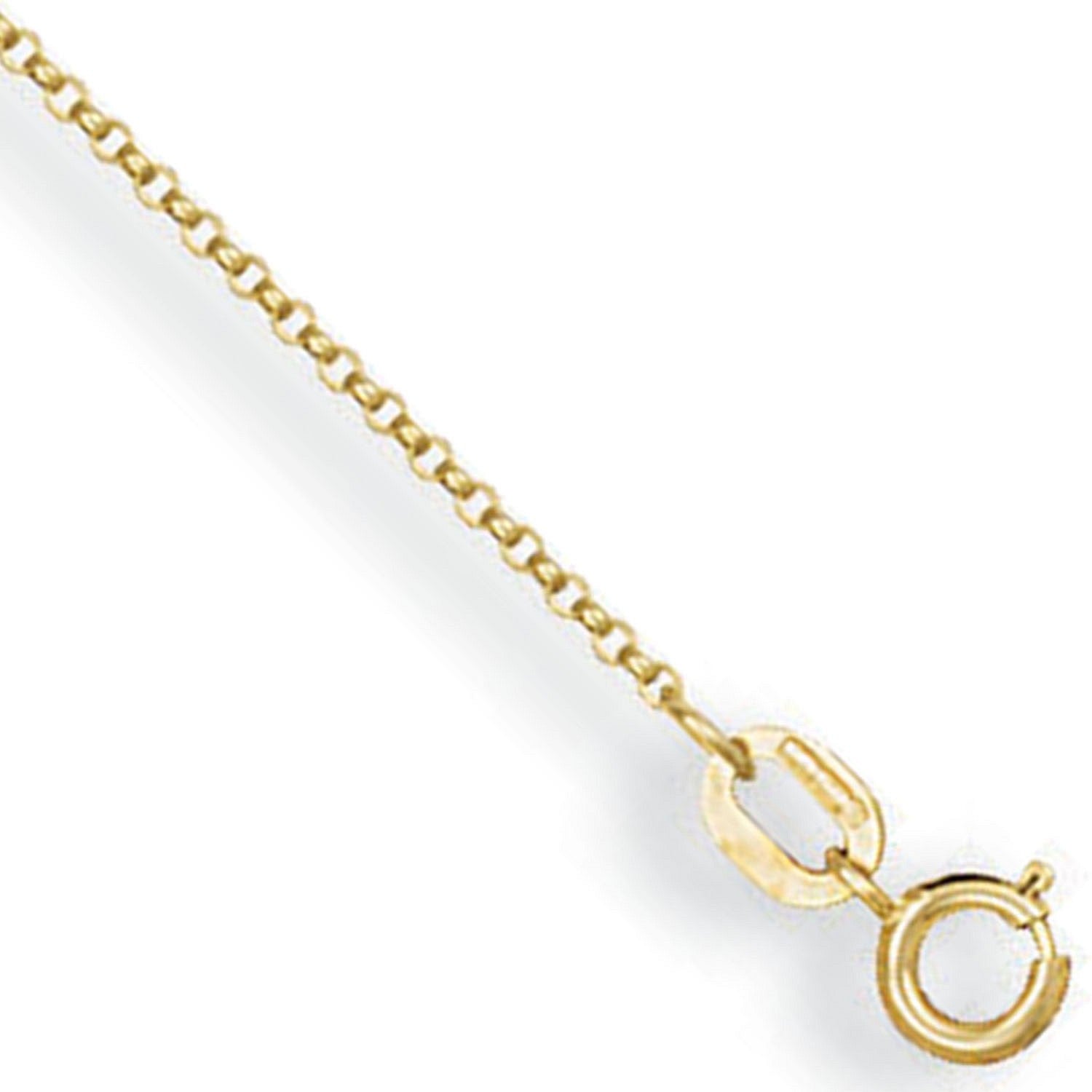 Yellow Gold 1.1mm Micro Belcher Chain