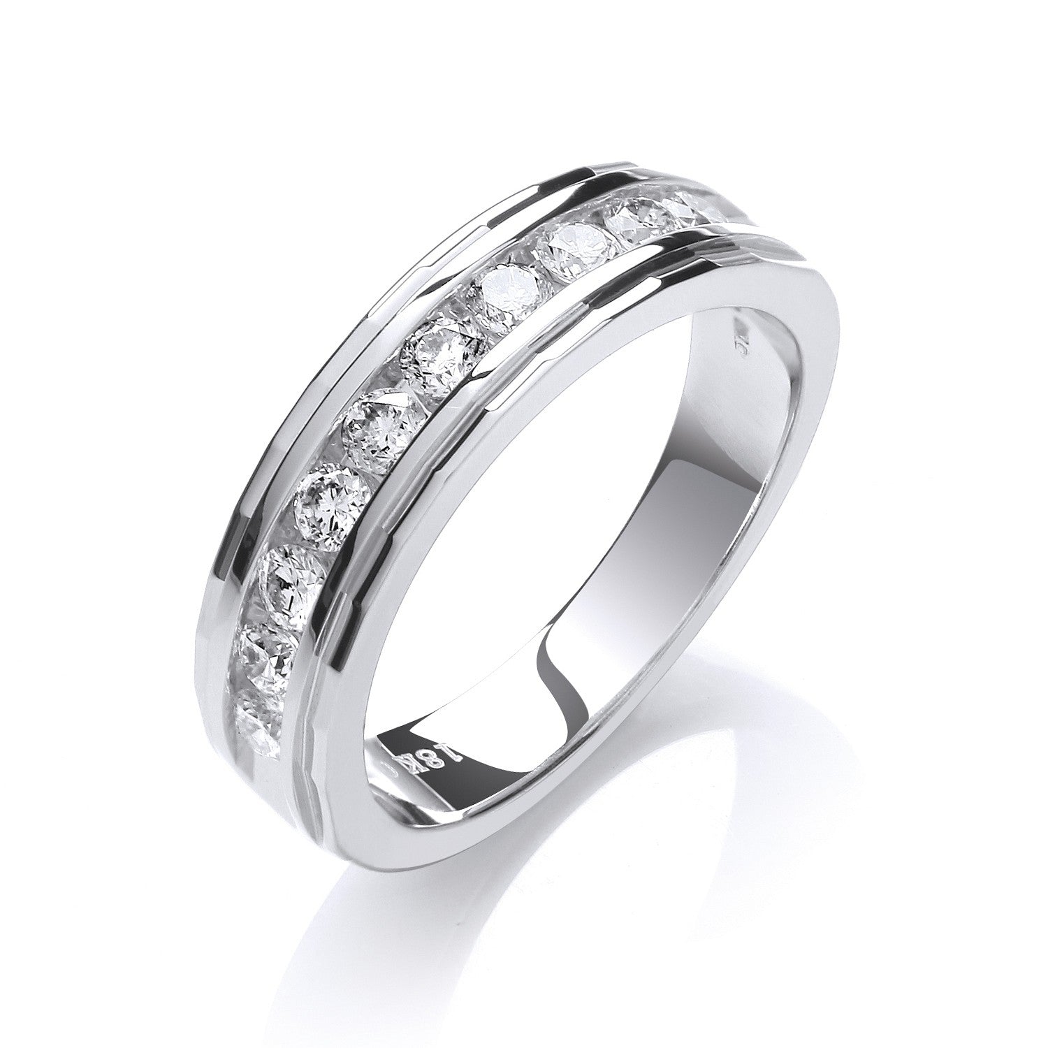 18ct White Gold 0.50ctw Diamond Eternity Ring