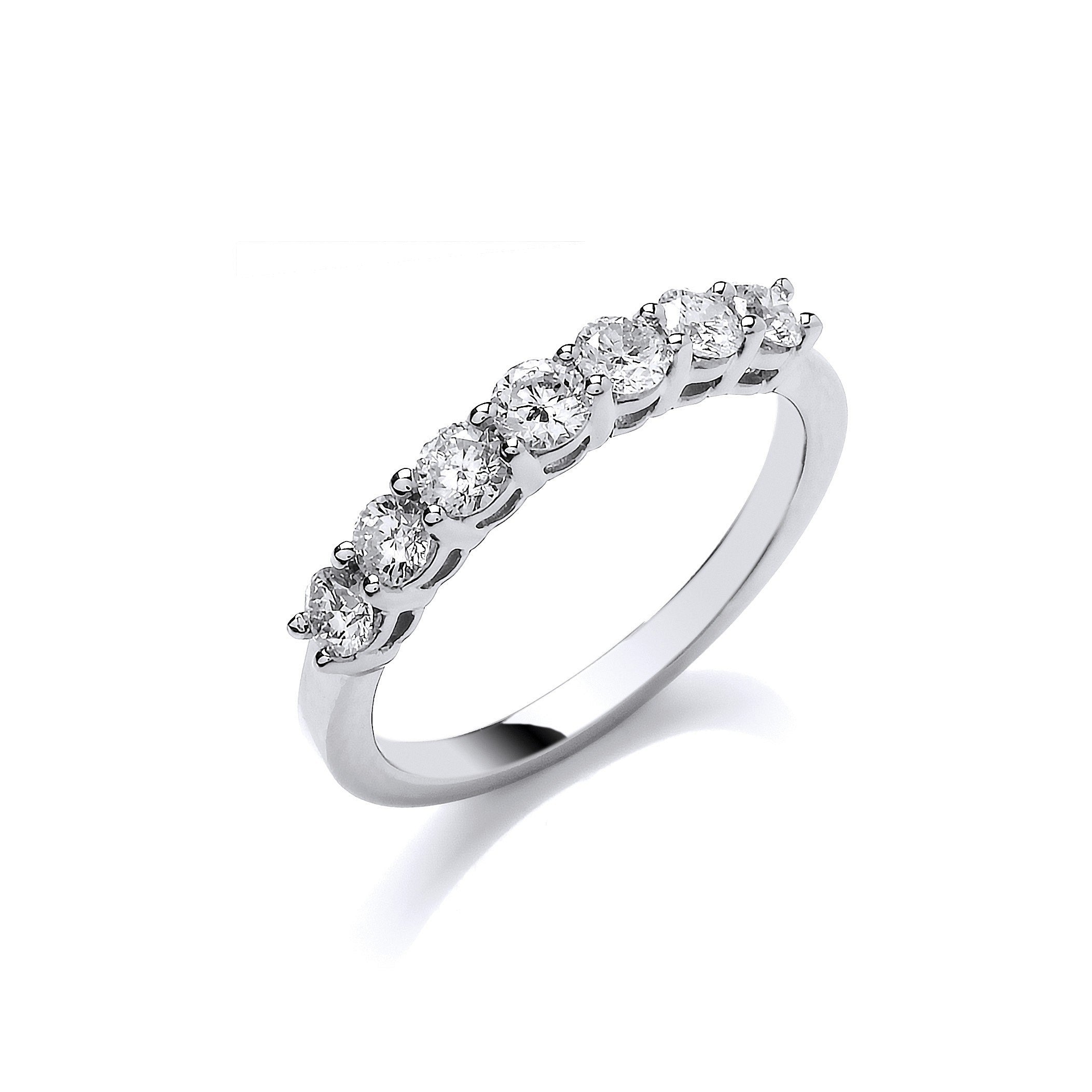 Platinum 0.70ct G-H-Vs Diamond Ring