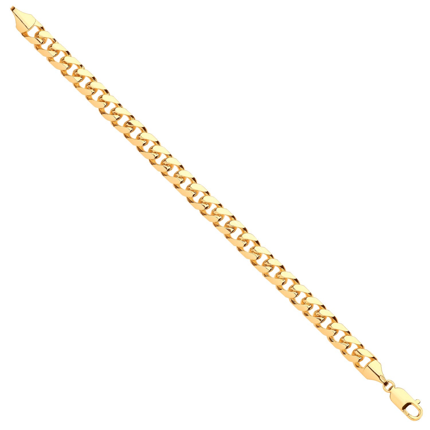 Yellow Gold Miami Link 8.3mm Chain